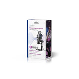 Játék Mikrofon | Alkalmas erre_ Asztal / Notebook | USB Type-A | Integrált kapcsoló | POP Filter-12