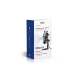 Játék Mikrofon | Alkalmas erre_ Asztal / Notebook | USB Type-A | Integrált kapcsoló | POP Filter-13