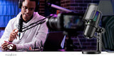 Játék Mikrofon | Alkalmas erre_ Asztal / Notebook | USB Type-A | Integrált kapcsoló | POP Filter-14