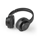 Vezeték nélküli On-ear fejhallgató | Maximális akkumulátor lejátszási idő: 10 hrs | Beépített mikrofon | Nyomás Vezérlés | Hangvezérlés támogatás | Hangerő szabályozás | Fekete