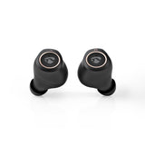 Teljesen vezeték nélküli fülhallgató | Bluetooth® | Maximális akkumulátor lejátszási idő: 3 hrs | Érintés Vezérlés | Töltő tok | Beépített mikrofon | Hangvezérlés támogatás | Fül szárny | Arany / Fekete