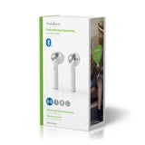 Teljesen vezeték nélküli fülhallgató | Bluetooth® | Nyomás Vezérlés | Töltő tok | Beépített mikrofon | Hangvezérlés támogatás | Fehér