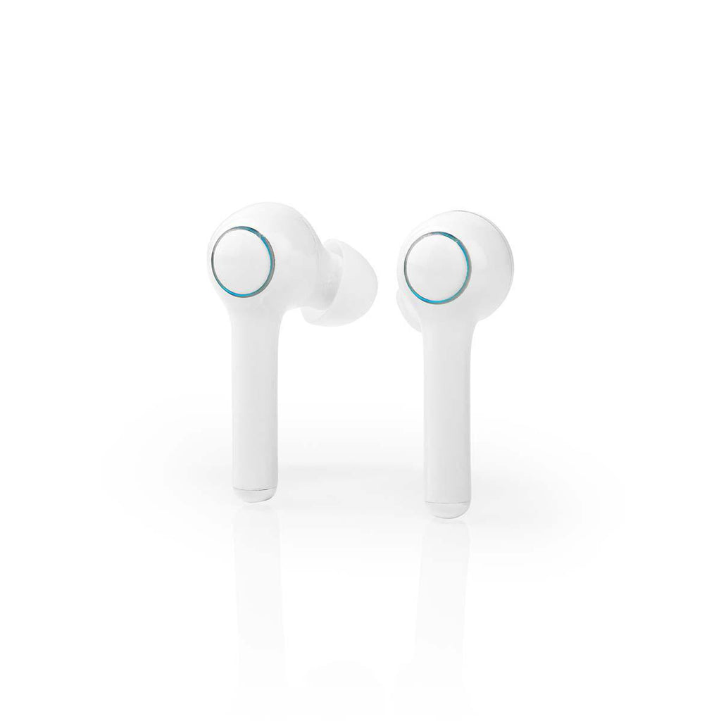 Teljesen vezeték nélküli fülhallgató | Bluetooth® | Maximális akkumulátor lejátszási idő: 6 hrs | Érintés Vezérlés | Töltő tok | Beépített mikrofon | Hangvezérlés támogatás | Fehér