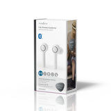 Teljesen vezeték nélküli fülhallgató | Bluetooth® | Maximális akkumulátor lejátszási idő: 6 hrs | Érintés Vezérlés | Töltő tok | Beépített mikrofon | Hangvezérlés támogatás | Fehér