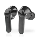 Teljesen vezeték nélküli fülhallgató | Bluetooth® | Maximális akkumulátor lejátszási idő: 5 óra | Érintés Vezérlés | Töltő tok | Beépített mikrofon | Zaj kioltó | Fekete