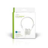 On-Ear vezetékes fejhallgató | 3.5 mm | Kábel hossz_ 1.20 m | Fehér