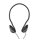 On-Ear vezetékes fejhallgató | 3.5 mm | Kábel hossz_ 2.10 m | Fekete