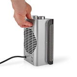 Kerámia PTC ventilátor Fűtés | 1000 / 1500 W | 2 Hőmód | Állítható hőmérséklet | Túlmelegedés elleni védelem | Borulás ellen védett