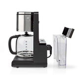 Kávéfőző | Maximális kapacitás: 1.5 l | Egyidejű csészék száma: 12 | Melegen tartó funkció | Bekapcsolás időzítő | LCD Kijelző | Óra funkció | Aluminium / Fekete
