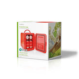 Hordozható mini hűtőszekrény | 4 l | AC 100 - 240 V / 12 V | Piros