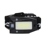 LED fejlámpa | Elemes Áramellátás / USB-áramellátású | 3.7 V DC | Elemmel | Újratölthető | Névleges fényáram: 180 lm | Világítás hatóköre: 20 m-2