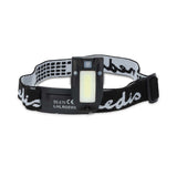 LED fejlámpa | Elemes Áramellátás / USB-áramellátású | 3.7 V DC | Elemmel | Újratölthető | Névleges fényáram: 180 lm | Világítás hatóköre: 20 m-3