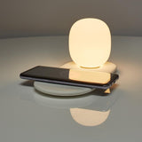 LED Lámpa drótnélküli töltővel | Szabályozható - a Terméken | Qi | 10 W | Állítható fényerővel | Meleg Fehér | 3000 K