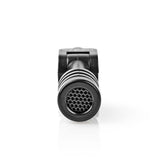 Vezetékes Mikrofon | Mini | Dugaszolható | 3.5 mm | Fekete