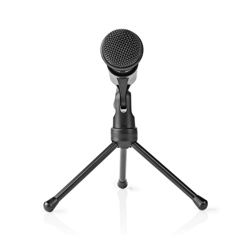 Vezetékes Mikrofon | Be-/kikapcsoló Gomb | Háromlábú Állvánnyal | 3,5 mm