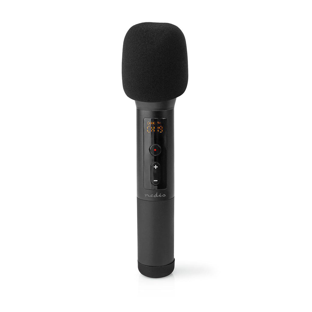 Vezeték nélküli mikrofon szett | 1 Mikrofon | Kardioid | 70 Hz - 13 kHz | 1000 Ohm | -95 dB | Hangerő szabályozás | Fekete