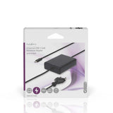Notebook adapter | GaN | 45 W | 5 / 9 / 12 / 15 / 20 V DC | 2.25 / 2.33 / 2.92 / 3.0 A | Alkalmas erre_ Notebook / Okostelefon / Tablet | Euro / C-típus (CEE 7/16)-3