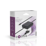 Notebook adapter | GaN | 45 W | 5 / 9 / 12 / 15 / 20 V DC | 2.25 / 2.33 / 2.92 / 3.0 A | Alkalmas erre_ Notebook / Okostelefon / Tablet | Euro / C-típus (CEE 7/16)-5