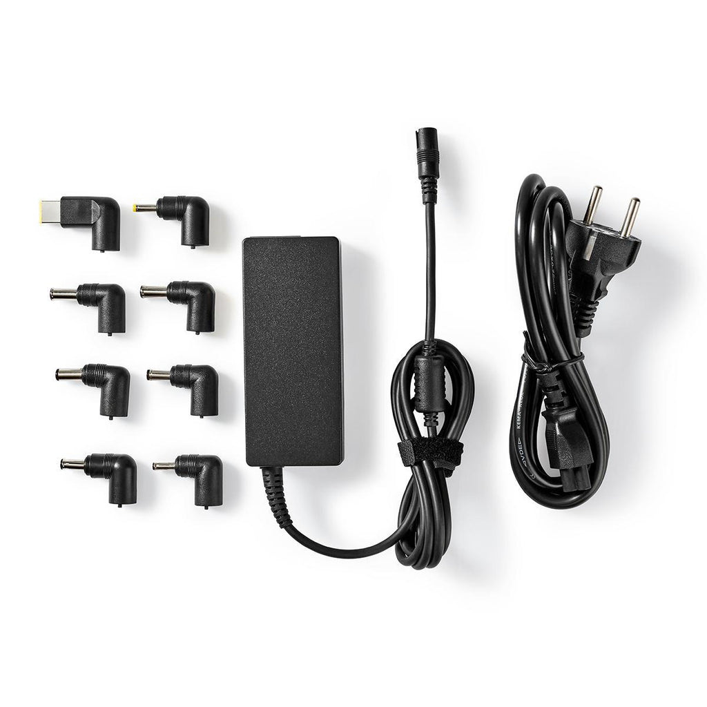 Notebook Adapter | Univerzális 8 Csatlakozó | 65 W | Kimenet_ 15 V - 20 V / 4 A (Max.)