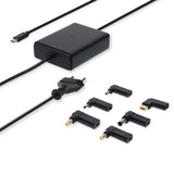 Notebook adapter | GaN | 65 W | 5 / 9 / 12 / 15 / 20 V DC | 2.4 / 3.0 / 3.25 A | Alkalmas erre_ Notebook / Okostelefon / Tablet | Euro / C-típus (CEE 7/16)-0