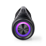 Bluetooth® Party Boombox | 6 hrs | 2.0 | 50 W | Media lejátszás: AUX / USB | IPX5 | Összekapcsolható | Hordozó fogantyú | Party fények | Fekete