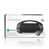 Bluetooth® Party Boombox | 6 hrs | 2.0 | 50 W | Media lejátszás: AUX / USB | IPX5 | Összekapcsolható | Hordozó fogantyú | Party fények | Fekete