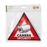 Figyelmeztető Matrica | Biztonsági Kamera szimbólum | 5 darabos készlet