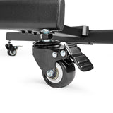 TV állvány Floor | 32-55 " | Maximális támogatott képernyő súly: 35 kg | Prémium oszlop kialakítása | Állítható, előre maghatározott magasságok | Pattanó zár | Acél | Fekete-6