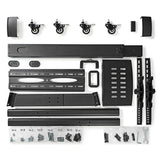 TV állvány Floor | 32-55 " | Maximális támogatott képernyő súly: 35 kg | Prémium oszlop kialakítása | Állítható, előre maghatározott magasságok | Pattanó zár | Acél | Fekete-10