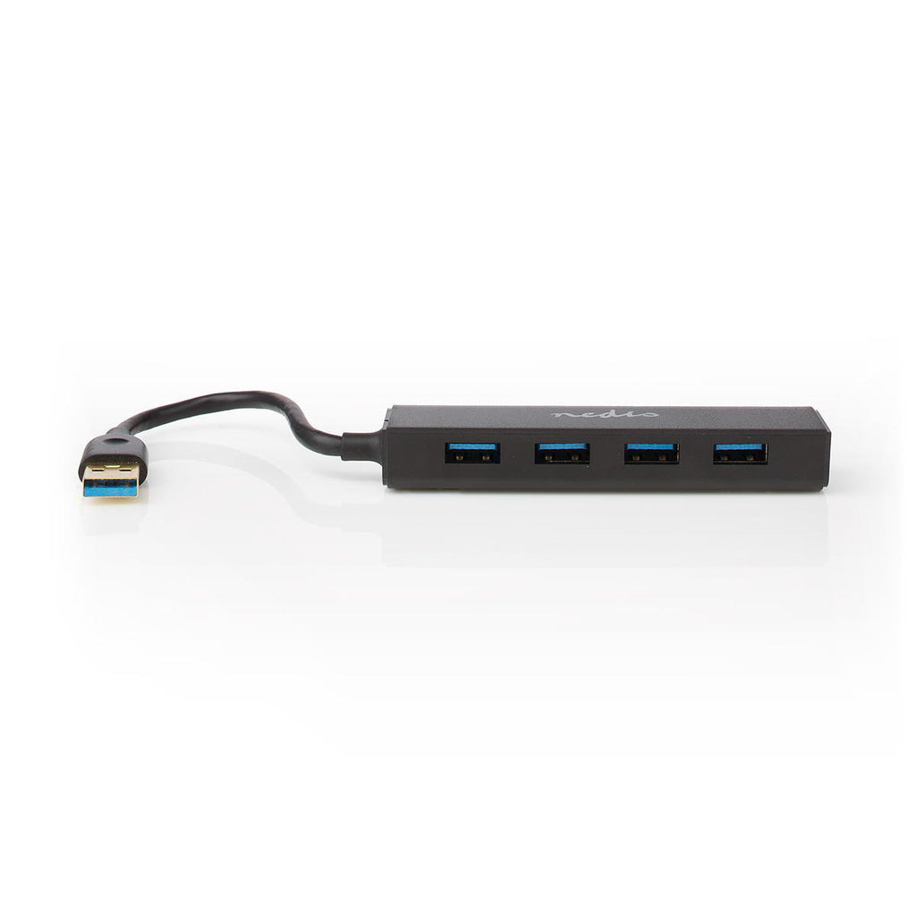 USB Hub | 4 Port | USB 3.0 | Fekete