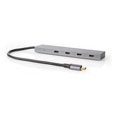 USB hub | 1x USB-C™ 3.2 Gen 2 Male | USB-C™ 3.2 Gen 2 Female with PD 3.0 / 3x USB-C™ 3.2 Gen 2 Female | 4-Port port(s) | USB 3.2 Gen 2 | USB-áramellátású | 10 Gbps-0