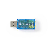 Hangkártya | 3D hang 5.1 | USB 2.0 | Dupla 3,5 mm-es Csatlakozó