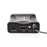 HDMI ™ Converter | HDMI™ Bemenet | SCART Aljzat | 1 irányú | 1080p | 1.2 Gbps | ABS | Fekete