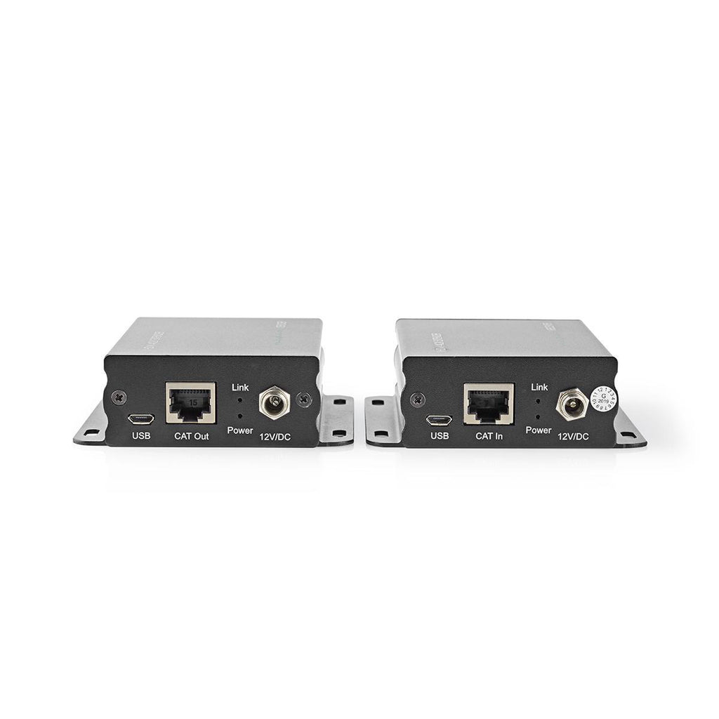 HDMI™ CAT5/6 hosszabbító| 30 Hz-es 4K | Akár 50,0 m | HDMI™ bemenet + RJ45-aljzat | HDMI™ kimenet + RJ45-aljzat
