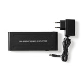 HDMI ™ Splitter | 4-Port port(s) | HDMI™ Bemenet | 4x HDMI™ Kimenet | 4K@60Hz | 18 Gbps | Fém | Antracit