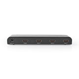 HDMI ™ Switch | 3-Port port(s) | 3x HDMI™ Bemenet | 1x HDMI™ Kimenet | 4K@60Hz | 18 Gbps | Távvezérelt | Fém | Antracit