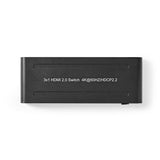 HDMI ™ Switch | 3-Port port(s) | 3x HDMI™ Bemenet | 1x HDMI™ Kimenet | 4K@60Hz | 18 Gbps | Távvezérelt | Fém | Antracit