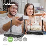 Wireless HDMI ™ jeladó | Wi-Fi | 5.15 - 5.85 MHz | 100.0 m (látótávolságon belül) | Maximális felbontás: Full HD 1080p | 6.75 Gbps | IR visszatérő funkció | ABS | Antracit