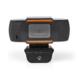 Webkamera | Full HD@30fps | Rögzített Fókusz | Beépített Mikrofon | Fekete