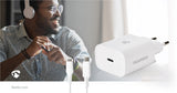 Fali Töltő | Gyors töltés funkció | PD3.0 20W | 1.67 A / 2.22 A / 3.0 A A | Kimenő csatlakozók száma: 1 | USB-C™ | Lightning 8-tűs (Lengő) Kábel | 1.00 m | 20 W | Automatikus Feszültség Kiválasztás