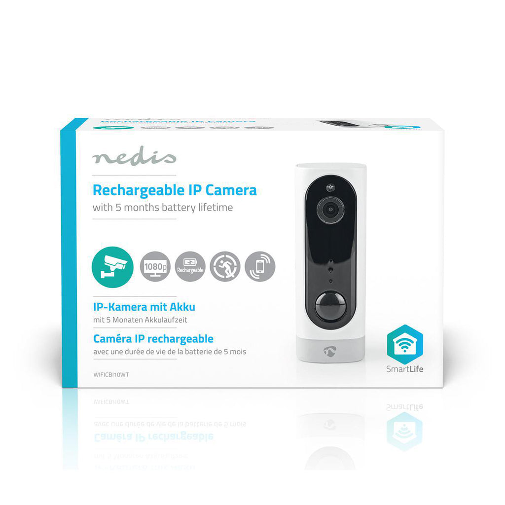 SmartLife beltéri kamera | Wi-Fi | Full HD 1080p | Felhőalapú Tárolás (opcionális) / microSD (nem tartozék) | Mozgásérzékelővel | Éjjellátó | Android™ / IOS | Fehér