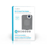 SmartLife Fűtőventilátor | Wi-Fi | Kompakt | 1800 W | 3 Hőbeállítások | Oszcilláló | Kijelző | 15 - 35 °C | Android™ / IOS | Fehér