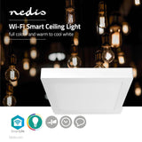 SmartLife Mennyezeti lámpa | Wi-Fi | Hideg Fehér / Meleg Fehér / RGB | Négyzet | 1400 lm | 2700 - 6500 K | IP20 | Energia osztály: A | Android™ / IOS