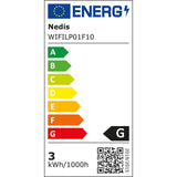 SmartLife Dekoratív Lámpák | Party LED füzér | Wi-Fi | Meleg Fehér | 10 db. LED | 9.00 m | Android™ | Izzó átmérő: 45 mm-10