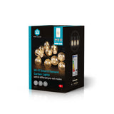SmartLife Dekoratív Lámpák | Party LED füzér | Wi-Fi | Meleg Fehér | 10 db. LED | 9.00 m | Android™ | Izzó átmérő: 45 mm-12