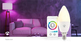 SmartLife Színes izzó | Wi-Fi | E14 | 470 lm | 4.9 W | Meleg és lehűlni fehér / RGB | 2700 - 6500 K | Android™ / IOS | Gyertya