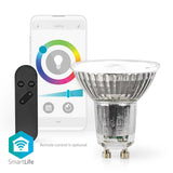 SmartLife LED Spot | Wi-Fi | GU10 | 345 lm | 4.9 W | Meleg és lehűlni fehér / RGB | 2700 - 6500 K | Energia osztály: G | Android™ / IOS | PAR16 | 1 db