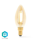 SmartLife LED izzó | Wi-Fi | E14 | 470 lm | 4.9 W | Meleg Fehér | 1800 - 3000 K | Üveg | Android™ / IOS | Gyertya | 1 db-0