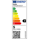 SmartLife LED izzó | Wi-Fi | E14 | 470 lm | 4.9 W | Meleg Fehér | 1800 - 3000 K | Üveg | Android™ / IOS | Gyertya | 1 db-9