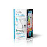 SmartLife Izzó | GU10 | 330 lm | 5 W | Meleg Fehér / Szabályozható Fehér | 1800 - 2700 K | A+ | Android™ & iOS | Wi-Fi | Átmérő: 50 mm | PAR16